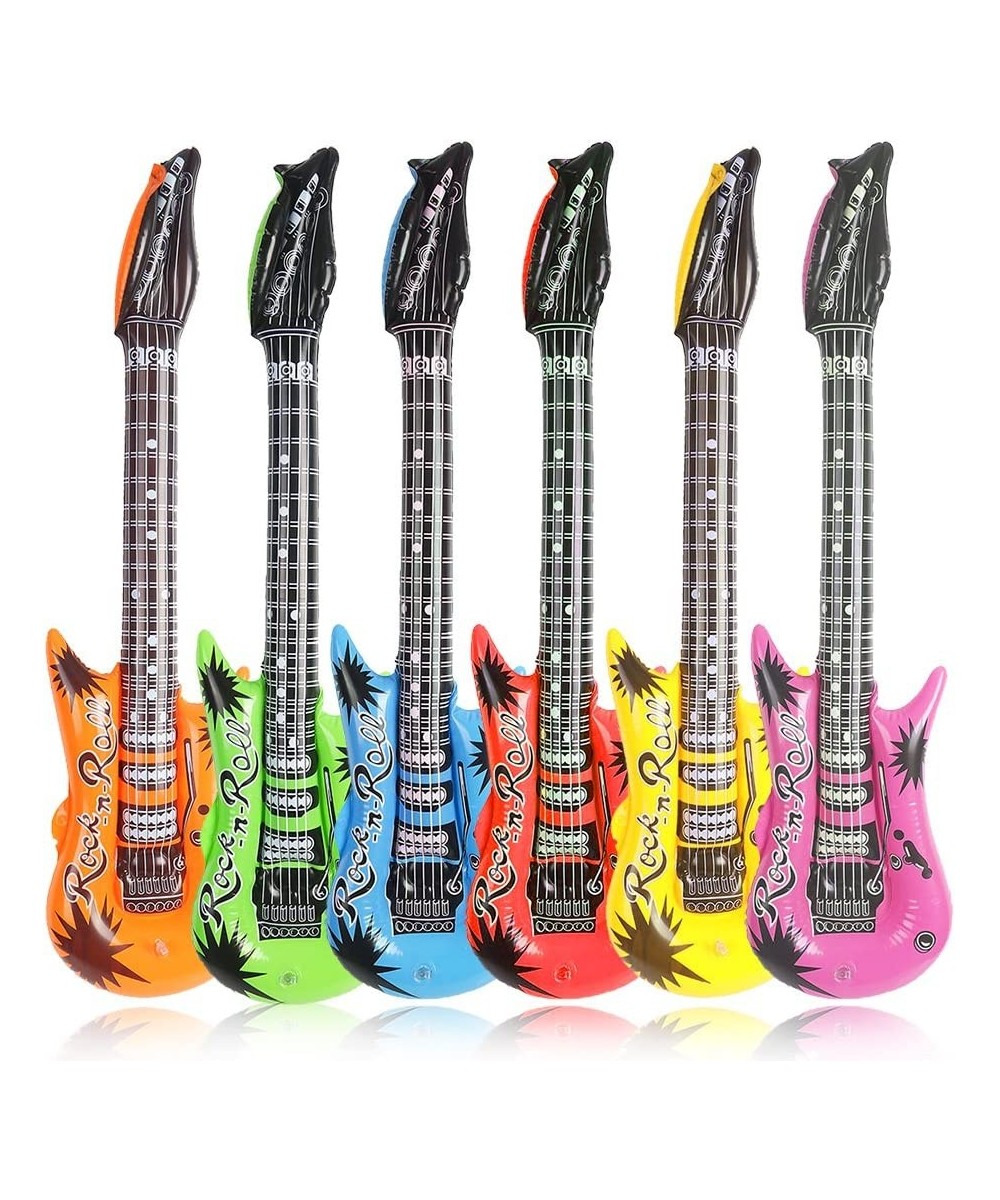 35 Inch Rock Star Inflatable Guitar Assorted Color for Children Party Accessories Inflatable Toys Pack of 6 $16.83 - Kids' Mu...