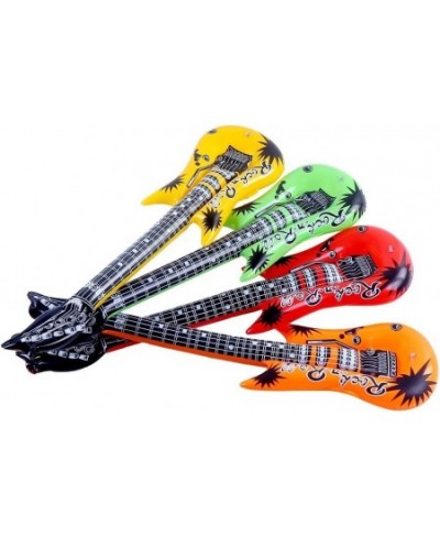 35 Inch Rock Star Inflatable Guitar Assorted Color for Children Party Accessories Inflatable Toys Pack of 6 $16.83 - Kids' Mu...