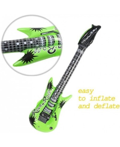 35 Inch Rock Star Inflatable Guitar Assorted Color for Children Party Accessories Inflatable Toys Pack of 6 $16.83 - Kids' Mu...