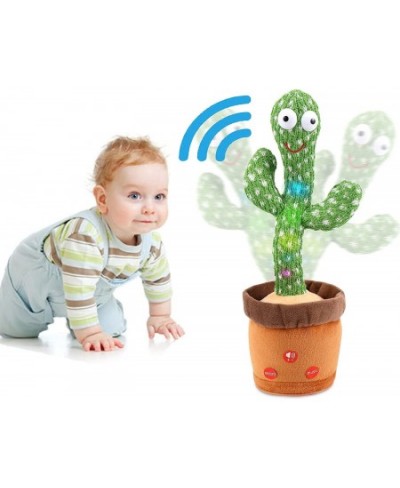 [Update Volume Adjustable] Dancing Cactus Toy Singing Talking Record & Repeats What You say Funny Electric Cactus Toy for Kid...