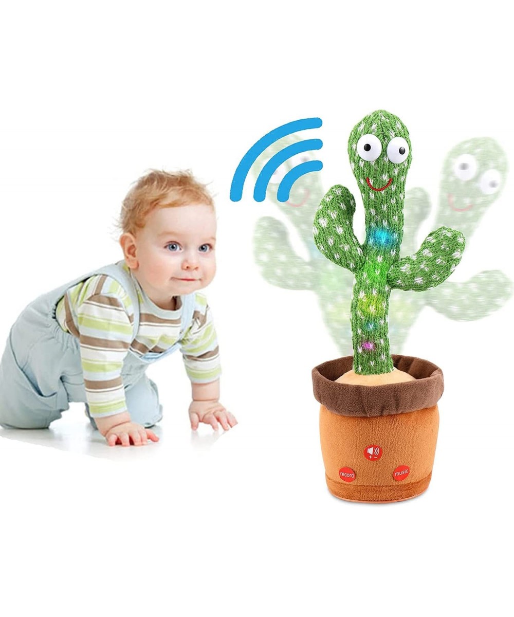 [Update Volume Adjustable] Dancing Cactus Toy Singing Talking Record & Repeats What You say Funny Electric Cactus Toy for Kid...