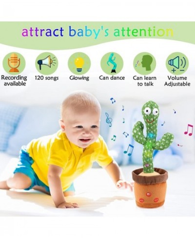 [Update Volume Adjustable] Dancing Cactus Toy Singing Talking Record & Repeats What You say Funny Electric Cactus Toy for Kid...