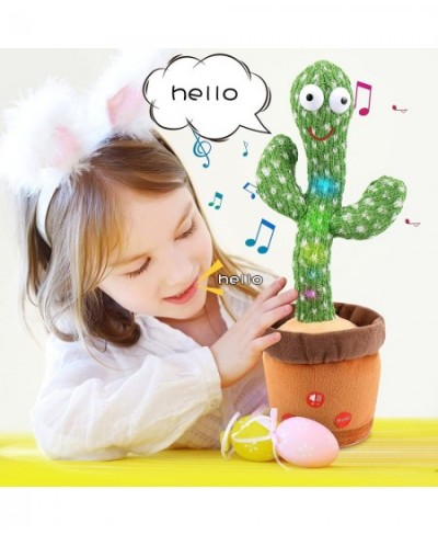 [Update Volume Adjustable] Dancing Cactus Toy Singing Talking Record & Repeats What You say Funny Electric Cactus Toy for Kid...