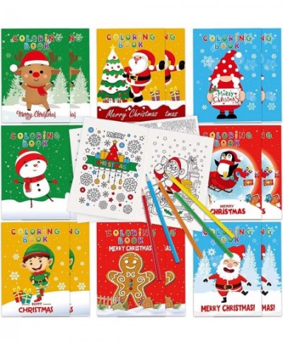 Christmas Activities for Kids Gnome Christmas Coloring Books with 12 Pcs Colored Pencils for Kids Ages 4-8 Coloring Book Fun ...