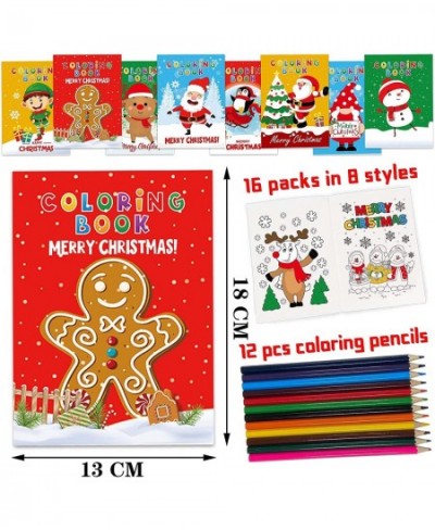 Christmas Activities for Kids Gnome Christmas Coloring Books with 12 Pcs Colored Pencils for Kids Ages 4-8 Coloring Book Fun ...