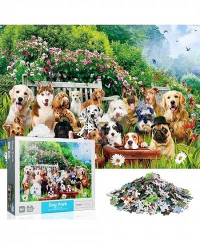 1000 Piece 30" x 20" Jigsaw Puzzles for Kids Adult Toy Dog Park Style Large Size Jigsaw Puzzles Game Indoor Toys Family Puzzl...