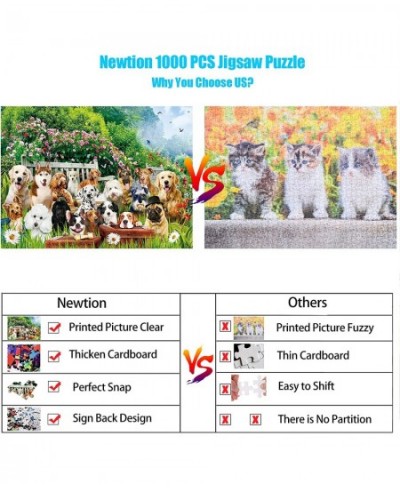 1000 Piece 30" x 20" Jigsaw Puzzles for Kids Adult Toy Dog Park Style Large Size Jigsaw Puzzles Game Indoor Toys Family Puzzl...