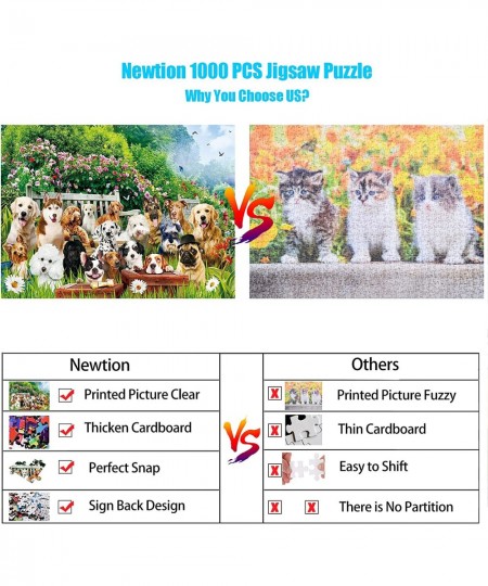 1000 Piece 30" x 20" Jigsaw Puzzles for Kids Adult Toy Dog Park Style Large Size Jigsaw Puzzles Game Indoor Toys Family Puzzl...