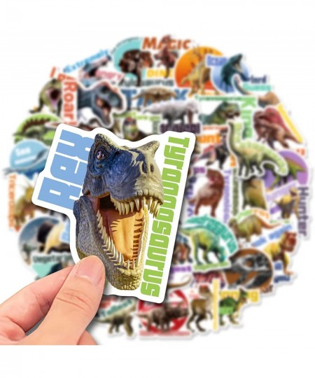 Dinosaur Stickers | 50Pcs Waterproof Dinosaur Stickers for Kids Boys Girls Toddlers Dinosaur Party Favor Supplies Teacher Rew...