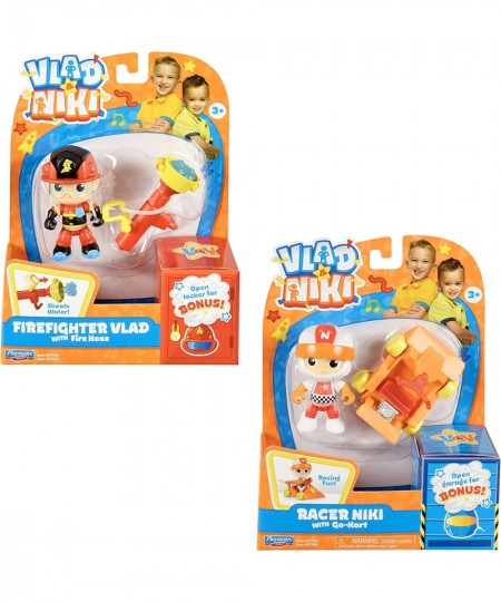 Firefighter Vlad & Racing Niki 2 Pack $29.79 - Kids' Play People Figures