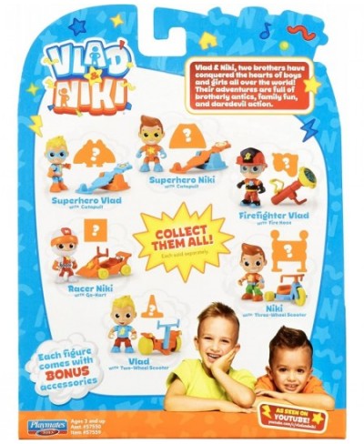 Firefighter Vlad & Racing Niki 2 Pack $29.79 - Kids' Play People Figures