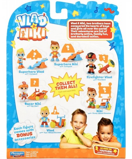 Firefighter Vlad & Racing Niki 2 Pack $29.79 - Kids' Play People Figures