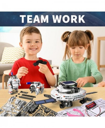 STEM Projects for Kids Age 8-12 6-in-1 STEM Solar Robot Kit Space Toys Birthday for Boys Girls Kids Teen 8 9 10 11 12 13 Year...