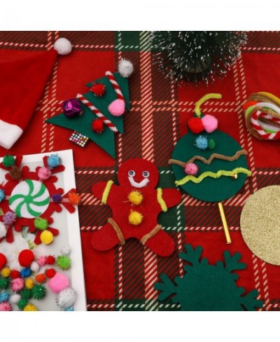 Christmas Crafts for Kids Ages 4-8 and 8-12 Christmas Decoration Craft Kits Including Gingerbread Man Xmas Tree Snowflake wit...