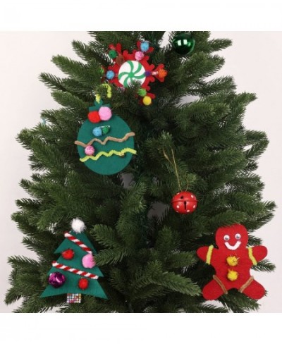 Christmas Crafts for Kids Ages 4-8 and 8-12 Christmas Decoration Craft Kits Including Gingerbread Man Xmas Tree Snowflake wit...