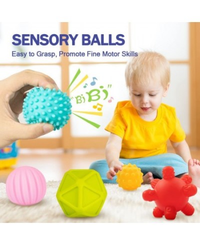 Baby Toys 6-12 Months Montessori Toys for Babies 6-12 Months Incl Stacking Building Blocks & Soft Infant Teething Toys & Sens...