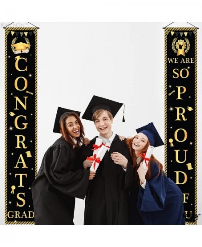 Congrats Grad Banner for Graduation Door Decorations - 72x12 Inch No DIY | Congrats Grad Graduation Door Banner 2023 Graduati...