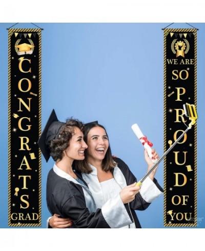 Congrats Grad Banner for Graduation Door Decorations - 72x12 Inch No DIY | Congrats Grad Graduation Door Banner 2023 Graduati...