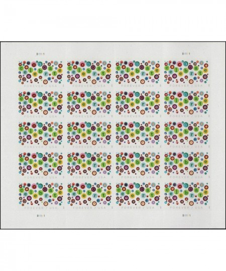 Celebrate (2020) Sheet of 20 Forever Postage Stamps Scott 5434 $36.78 - Collectible Postage Stamps