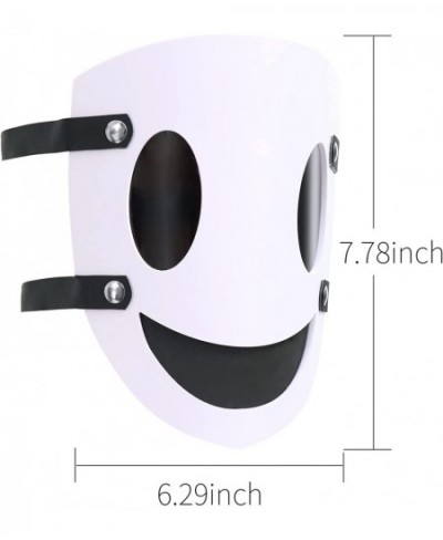 Anime Mask High-Rise Invasion Cosplay Mask Sniper Mask Tenkuu Shinpan Mask White Smile Resin for Halloween Cosplay $27.13 - K...