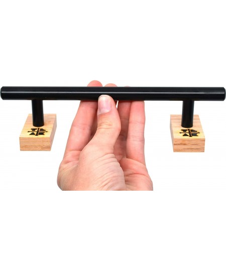 Round Fingerboard Rail - Mini Edition - Black Colorway - 7.25" Long 1.75" Tall - Prolific Series $27.69 - Finger Toys