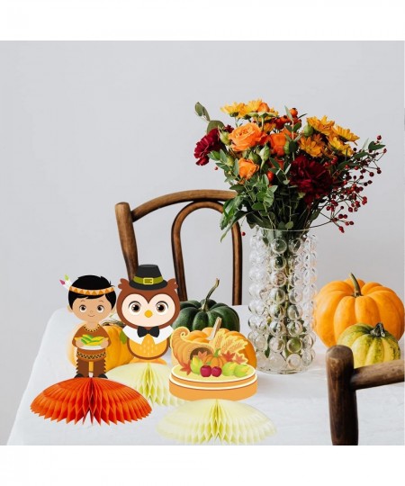 Thanksgiving Honeycomb Centerpieces 6 Pack Turkey Table Decorations Fall Decor Party Supplies 6.5 x 8 Inch for Home $22.27 - ...