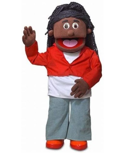 30" Sierra Black Girl Professional Performance Puppet with Removable Legs Full or Half Body $126.57 - Ventriloquist Puppets