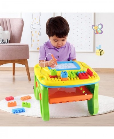 NA Baby Activity Table&Learing Table 7-in-1 Multi Kids Activity Table Set Early Education Toy Musical Table&Block Table Toys ...