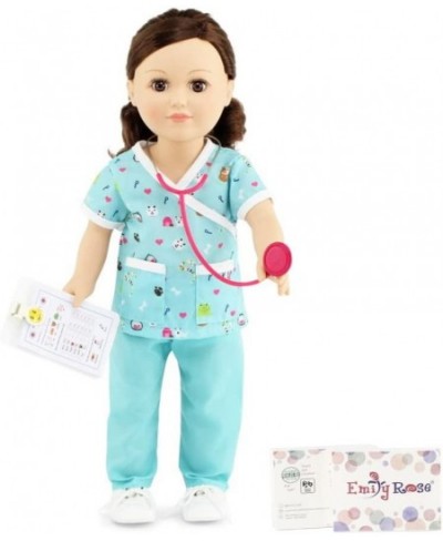 18 Inch Doll Clothes Clothing 6 PC Doctor Veterinarian Outfit Gift Set Girl Girls Toy with Doll Accessories | Mom's Choice Aw...