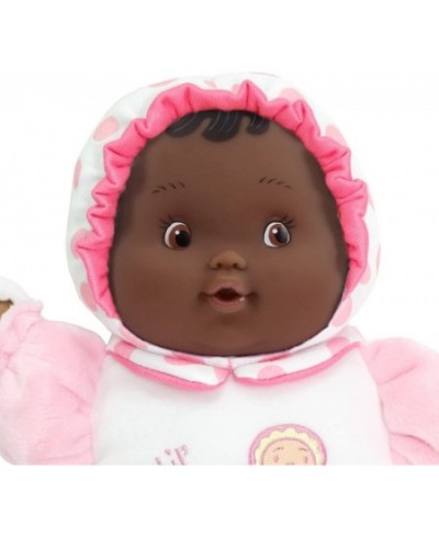 JC Toys Lil’ Hugs African American Pink Soft Body - Your First Baby Doll – Designed by Berenguer – Ages 0+ $26.21 - Dolls