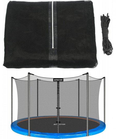 Replacement Trampoline Safety Net Enclosure for Round Frame Trampolines Breathable and Weather-Resistant Trampoline Net Repla...