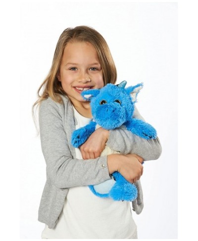 Plush Heat Up Microwavable Soft Cuddly Toys with A Lavender Scent Dragon Blue $44.66 - Plush Figure Toys