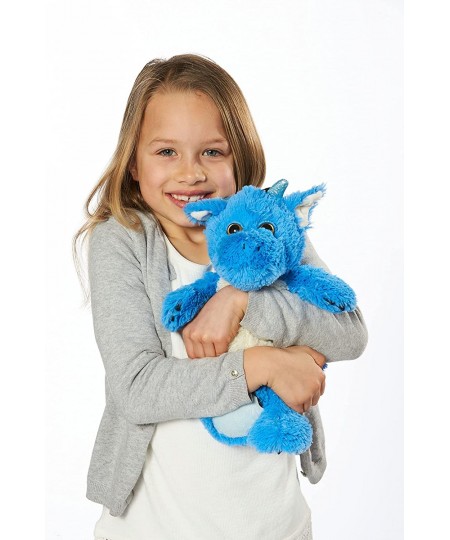 Plush Heat Up Microwavable Soft Cuddly Toys with A Lavender Scent Dragon Blue $44.66 - Plush Figure Toys