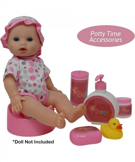 50Piece Baby Doll Feeding & Caring Accessory Set in Zippered Carrying Case - Accessories for Dolls $42.10 - Doll Playsets