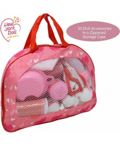 50Piece Baby Doll Feeding & Caring Accessory Set in Zippered Carrying Case - Accessories for Dolls $42.10 - Doll Playsets