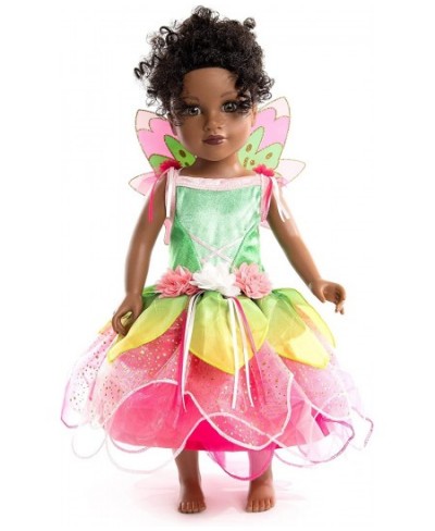 Springtime Fairy Girl Doll Dress with Wings - Doll Not Included - Machine Washable Child Pretend Play and Party Doll Clothes ...