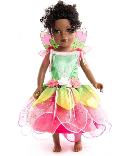 Springtime Fairy Girl Doll Dress with Wings - Doll Not Included - Machine Washable Child Pretend Play and Party Doll Clothes ...