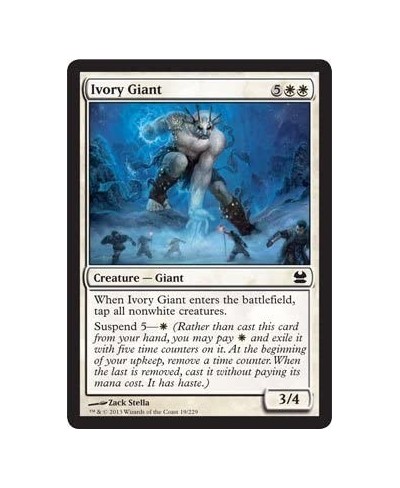 Ivory Giant (19) - Modern Masters - Foil $10.72 - Card Games