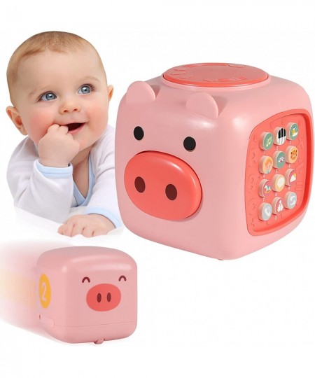 Toddlers Interactive Cube Activity Musical Box Educational Baby Toy with Vehicle Play Number Learning (Piggy) $28.11 - Baby M...