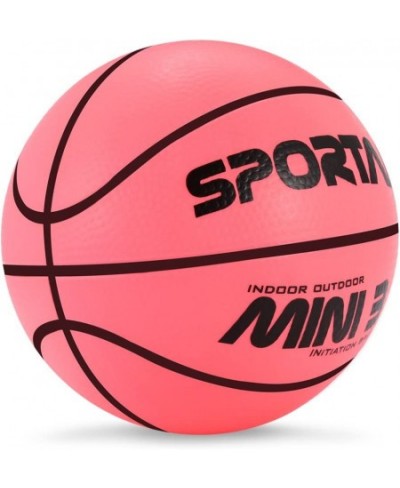 Mini Basketball Toys for Kids - Toddlers Basketball Small and Cute Bouncy - Beach Ball Safe and Soft to Handheld 5" Pink Bask...