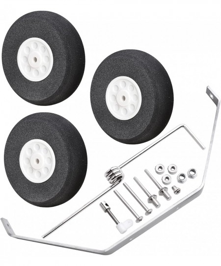 1 Set Aluminum Main Landing Gear Wheel Kit RC Airplane Cessna 182 Parts Replacement 40 Size ARF PNP $25.52 - Remote & App Con...