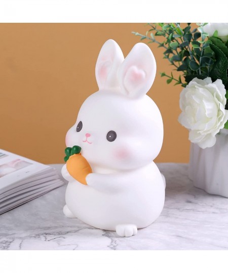 Bunny Piggy Bank for Kids Large Rabbit Coin Bank Unbreakable Saving Money Banks Creative Coin Box Money Savings Jar Toy Nurse...