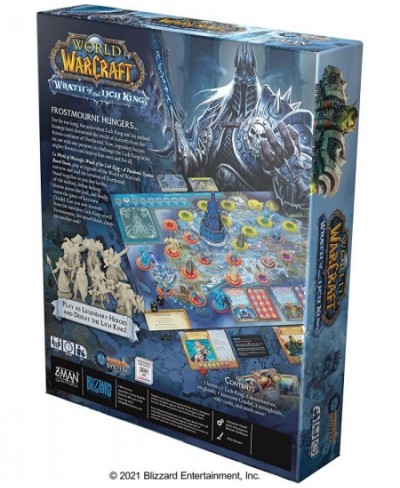 Pandemic World of Warcraft Wrath of The Lich King Board Game | Strategy Game | Cooperative Board Game for Adults and Teens | ...