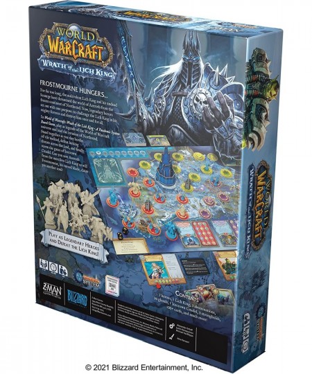 Pandemic World of Warcraft Wrath of The Lich King Board Game | Strategy Game | Cooperative Board Game for Adults and Teens | ...