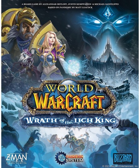 Pandemic World of Warcraft Wrath of The Lich King Board Game | Strategy Game | Cooperative Board Game for Adults and Teens | ...