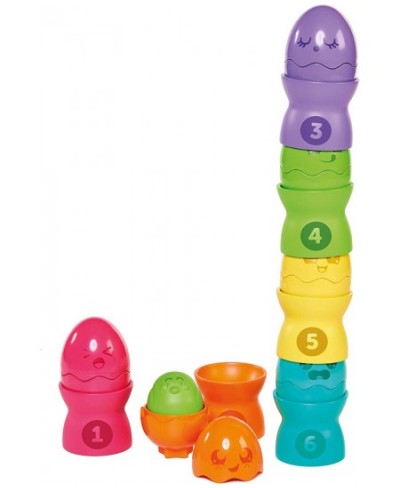 Toomies Hide & Squeak Eggstension Egg Stackers $43.89 - Early Development & Activity Toys