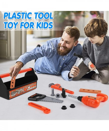 Kids Tool Set - Tool Kit for Kids Pretend Play Construction Toy with Tool Box Kids Drill Tool Toys Construction Accessories G...