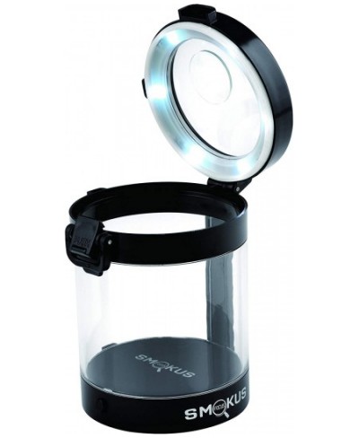 Eclipse (Black) - Dual Power Magnifying Lenses - LED Lights - Airtight Seal - Lockable - Securely Tether to Table $69.10 - Ch...