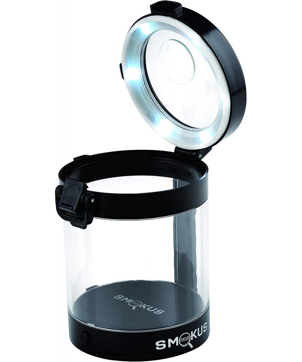 Eclipse (Black) - Dual Power Magnifying Lenses - LED Lights - Airtight Seal - Lockable - Securely Tether to Table $69.10 - Ch...