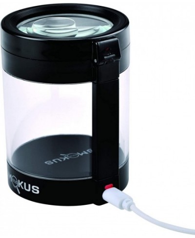 Eclipse (Black) - Dual Power Magnifying Lenses - LED Lights - Airtight Seal - Lockable - Securely Tether to Table $69.10 - Ch...